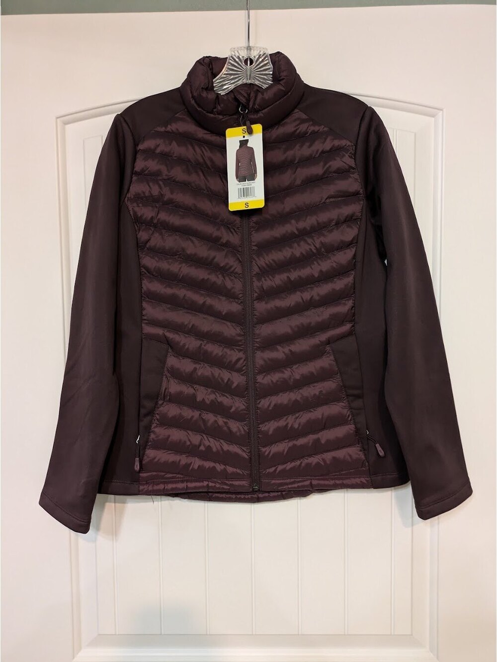 32 Degrees Burgundy/Maroon Softshell Jacket Women’s Small NWT Lightweight Warm